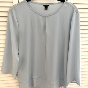 Blue blouse from Ann Taylor